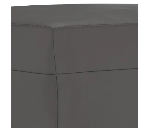 Sols, 100X35X41 Cm, Pelēka Mākslīgā Āda Vidaxl