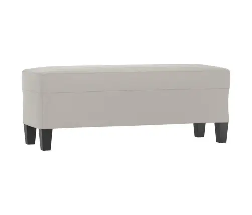 Sols, 100X35X41 Cm, Gaiši Pelēks Mikrošķiedras Audums Vidaxl