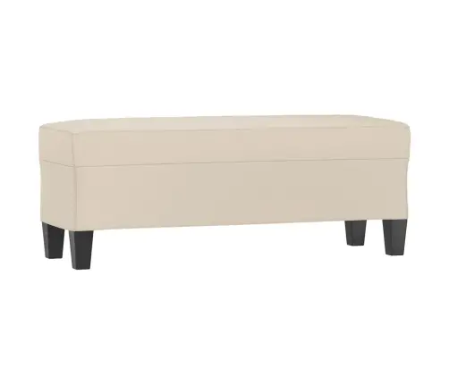 Sols, Krēmkrāsas, 100X35X41 Cm, Mikrošķiedras Audums Vidaxl