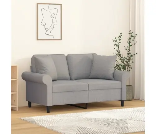 Pagalvėlės, 2Vnt., Šviesiai Pilkos Spalvos, 40X40cm Audinys