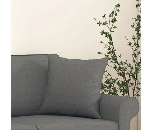 Dekoratīvi Spilveni, 2 Gab., 40X40 Cm, Tumši Pelēks Audums Vidaxl