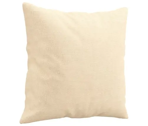 Dekoratīvi Spilveni, 2 Gab., Krēmkrāsas, 40X40 Cm, Audums Vidaxl