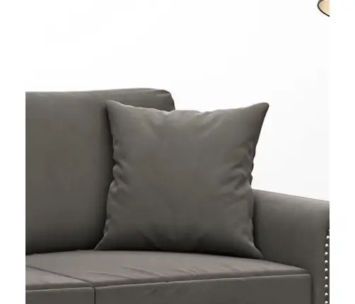 Dekoratīvi Spilveni, 2 Gab., Tumši Pelēki, 40X40 Cm, Samts Vidaxl