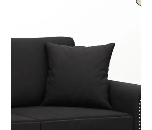 Dekoratīvi Spilveni, 2 Gab., 40X40 Cm, Samts, Melni Vidaxl