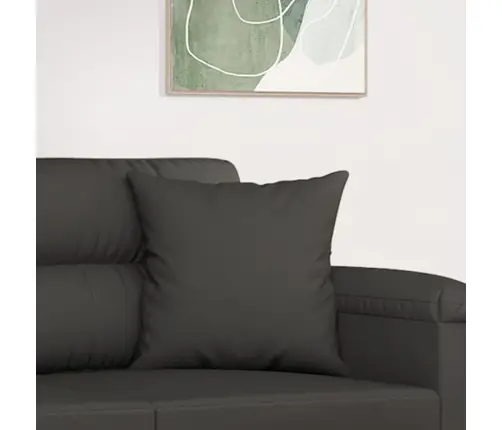 Dekoratīvi Spilveni, 2 G., 40X40Cm, Pelēks Mikrošķiedras Audums Vidaxl