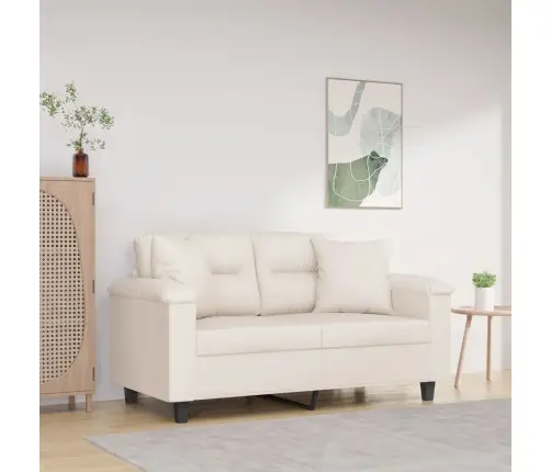 Dekoratīvi Spilveni, 2 Gab., 40X40Cm, Bēšs Mikrošķiedras Audums Vidaxl