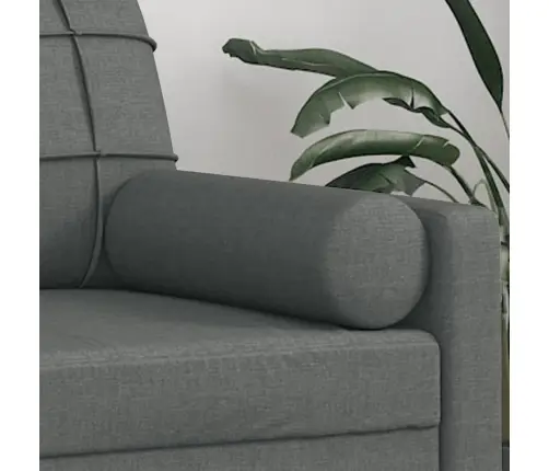 Pagalvėlės, 2Vnt., Tamsiai Pilkos Spalvos, 15X50cm Audinys