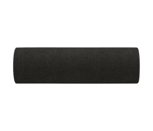 Dekoratīvi Spilveni, 2 Gab., Melni, Ø15X50 Cm, Audums Vidaxl