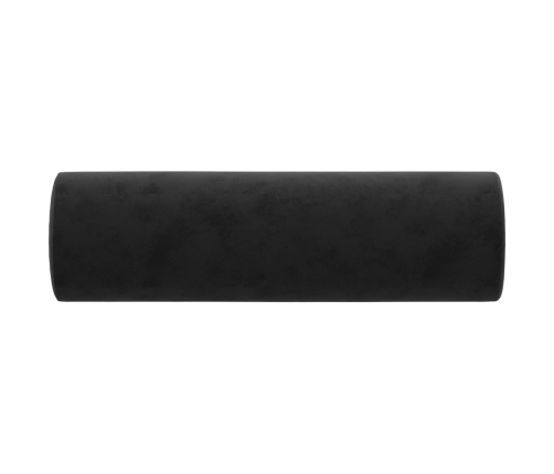 Dekoratīvi Spilveni, 2 Gab., Melni, Ø15X50 Cm, Samts Vidaxl