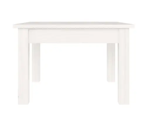 Kafijas Galdiņš, Balts, 45X45X30 Cm, Priedes Masīvkoks Vidaxl