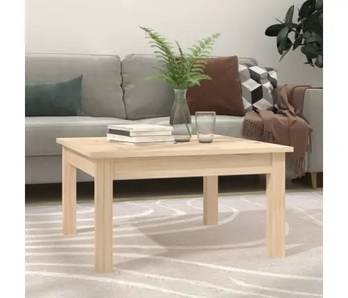 Kavos Staliukas, 55X55X30cm Pušies Medienos Masyvas Kavos Staliukas, 55X55X30cm Pušies Medienos Masyvas