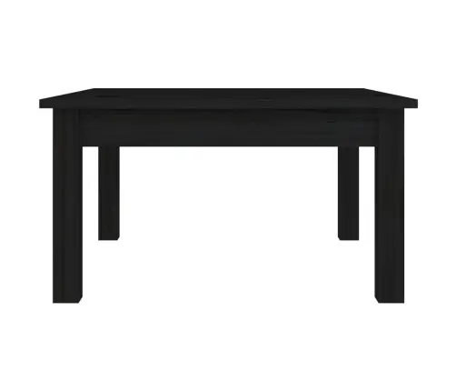 Kafijas Galdiņš, Melns, 55X55X30 Cm, Priedes Masīvkoks Vidaxl