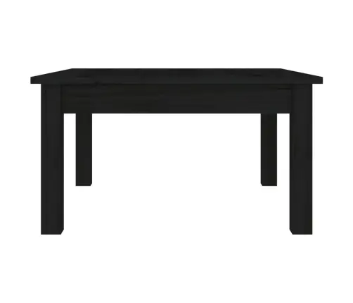 Kafijas Galdiņš, Melns, 55X55X30 Cm, Priedes Masīvkoks Vidaxl