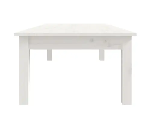 Kohvilaud, Valge, 110 X 50 X 30 cm Männipuit