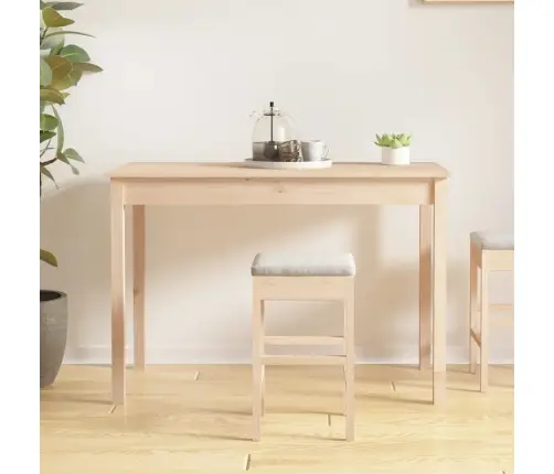 Valgomojo Stalas, 110X55X75cm Pušies Medienos Masyvas