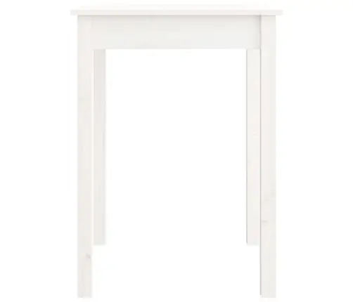 Söögilaud, Valge, 55 X 55 X 75 cm Männipuit
