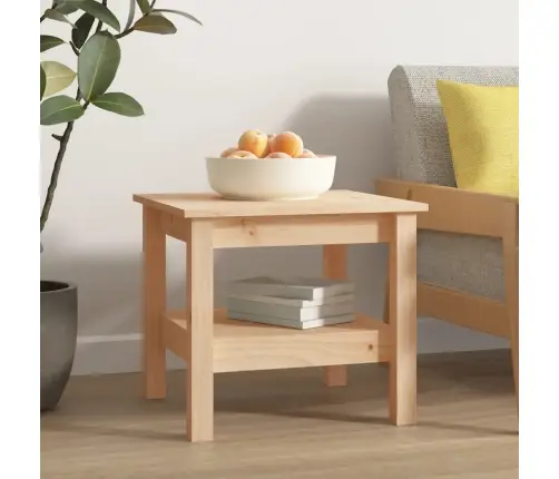 Kafijas Galdiņš, 45X45X40 Cm, Priedes Masīvkoks Vidaxl