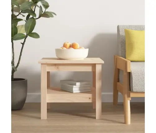 Kafijas Galdiņš, 45X45X40 Cm, Priedes Masīvkoks Vidaxl