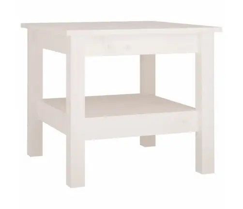 Kafijas Galdiņš, Balts, 45X45X40 Cm, Priedes Masīvkoks Vidaxl Kafijas Galdiņš, Balts, 45X45X40 Cm, Priedes Masīvkoks Vidaxl