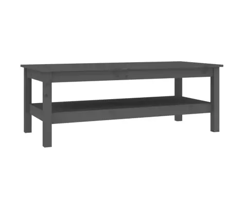 Kavos Staliukas, Pilkas, 110X50X40cm Pušies Medienos Masyvas