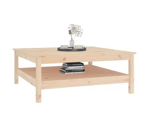 Kafijas Galdiņš, 100X100X40 Cm, Priedes Masīvkoks Vidaxl