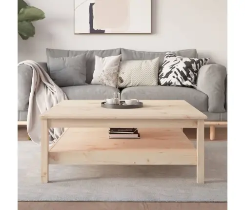 Kafijas Galdiņš, 100X100X40 Cm, Priedes Masīvkoks Vidaxl