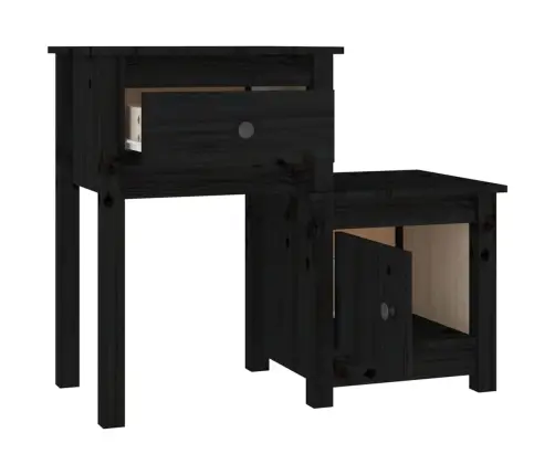 Öökapp, Must, 79,5 X 38 X 65,5 cm Männipuit