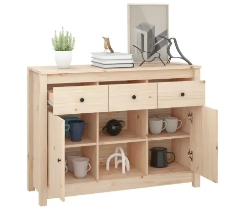 Kumode, 100X35X74,5 Cm, Priedes Masīvkoks Vidaxl Kumode, 100X35X74,5 Cm, Priedes Masīvkoks Vidaxl