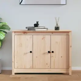 Kumode, 100X35X74 Cm, Priedes Masīvkoks Vidaxl