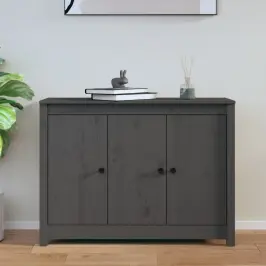 Puhvetkapp, Hall, 100X35X74 cm Täismännipuit