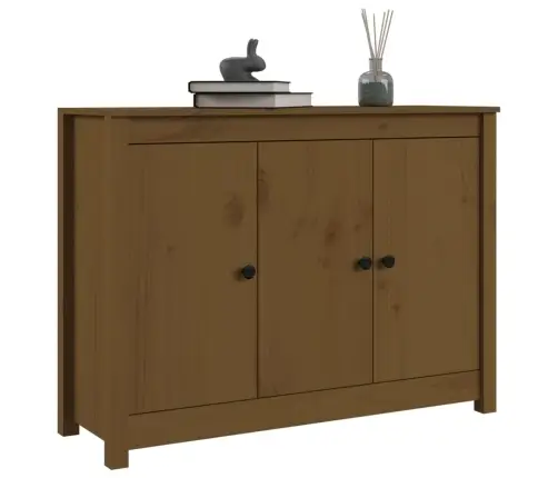 Šoninė Spintelė, Medaus Ruda, 100X35X74cm Pušies Masyvas