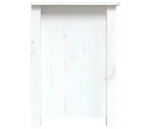 Tv Skapītis, Balts, 103X36,5X52 Cm, Priedes Masīvkoks Vidaxl