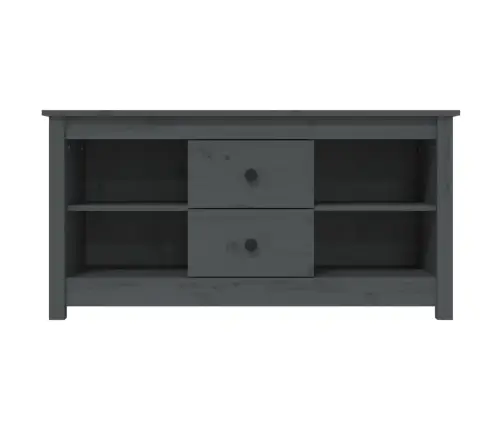 Tv Skapītis, Pelēks, 103X36,5X52 Cm, Priedes Masīvkoks Vidaxl Tv Skapītis, Pelēks, 103X36,5X52 Cm, Priedes Masīvkoks Vidaxl