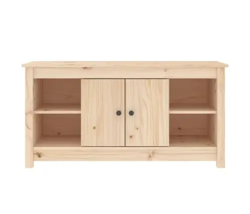 Tv Skapītis, 103X36,5X52 Cm, Priedes Masīvkoks Vidaxl