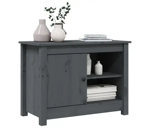 Tv Skapītis, Pelēks, 70X36,5X52 Cm, Priedes Masīvkoks Vidaxl Tv Skapītis, Pelēks, 70X36,5X52 Cm, Priedes Masīvkoks Vidaxl