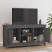 Tv Skapītis, Pelēks, 103X36,5X52 Cm, Priedes Masīvkoks Vidaxl