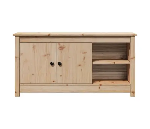 Tv Skapītis, 103X36,5X52 Cm, Priedes Masīvkoks Vidaxl