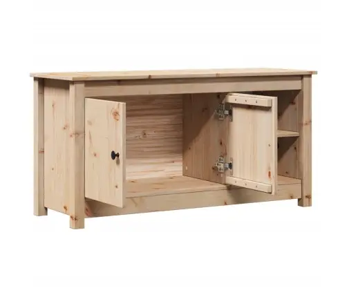 Tv Skapītis, 103X36,5X52 Cm, Priedes Masīvkoks Vidaxl