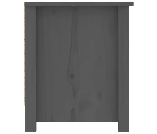 Spintelė Batams, Pilka, 110X38X45,5cm Pušies Medienos Masyvas