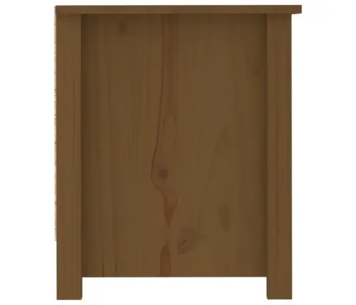 Apavu Skapītis, Medus Brūns, 110X38X45,5 Cm, Priedes Masīvkoks Vidaxl