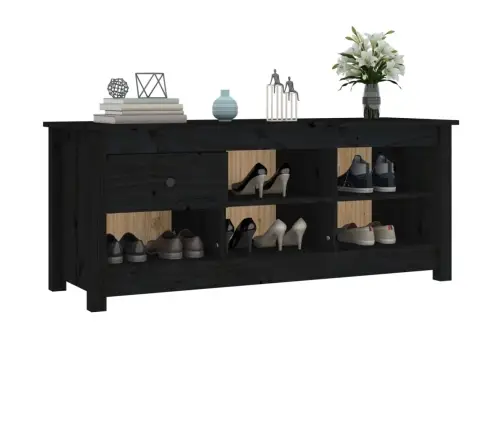 Kingakapp, Must, 110 X 38 X 45,5 cm Männipuit