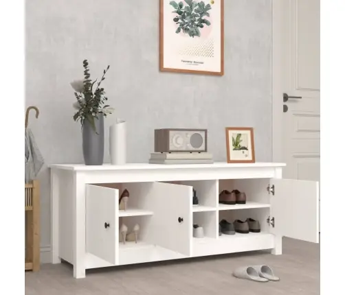 Kingakapp, Valge, 110 X 38 X 45,5 cm Männipuit