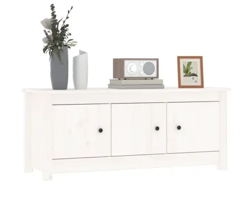 Kingakapp, Valge, 110 X 38 X 45,5 cm Männipuit