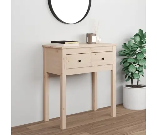 Konsoles Galdiņš, 70X35X75 Cm, Priedes Masīvkoks Vidaxl