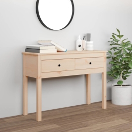 Konsoles Galdiņš, 100X35X75 Cm, Priedes Masīvkoks Vidaxl