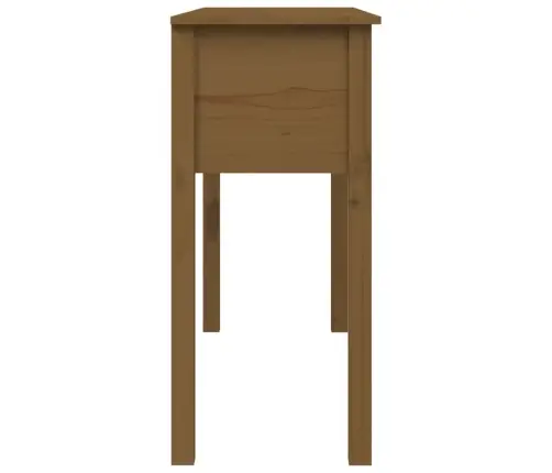 Konsoles Galdiņš, Medus Brūns, 100X35X75 Cm, Priedes Masīvkoks Vidaxl