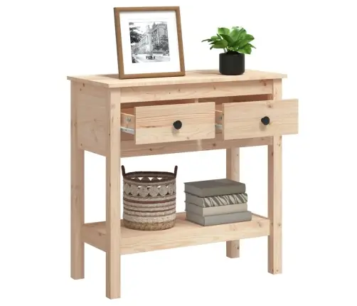 Konsoles Galdiņš, 75X35X75 Cm, Priedes Masīvkoks Vidaxl Konsoles Galdiņš, 75X35X75 Cm, Priedes Masīvkoks Vidaxl