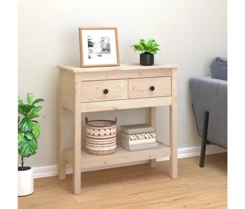 Konsoles Galdiņš, 75X35X75 Cm, Priedes Masīvkoks Vidaxl Konsoles Galdiņš, 75X35X75 Cm, Priedes Masīvkoks Vidaxl