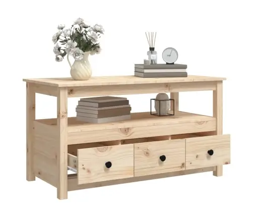 Kafijas Galdiņš, 102X49X55 Cm, Priedes Masīvkoks Vidaxl