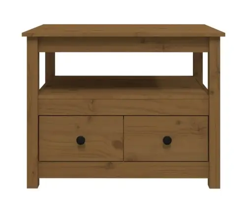 Kafijas Galdiņš, Medus Brūns, 71X49X55 Cm, Priedes Masīvkoks Vidaxl